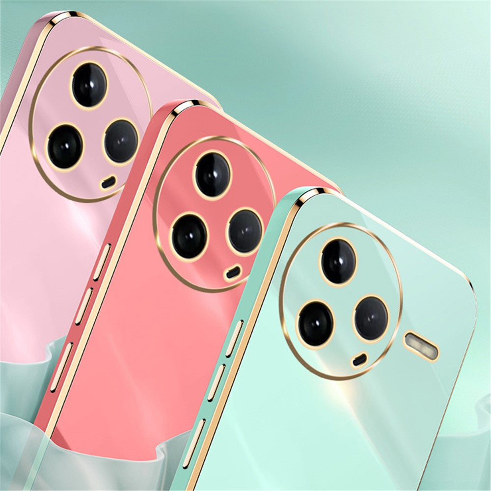 XINLI For Xiaomi Poco F7 Pro 5G / Redmi K80 5G Case Ring Kickstand Electroplating TPU Phone Cover