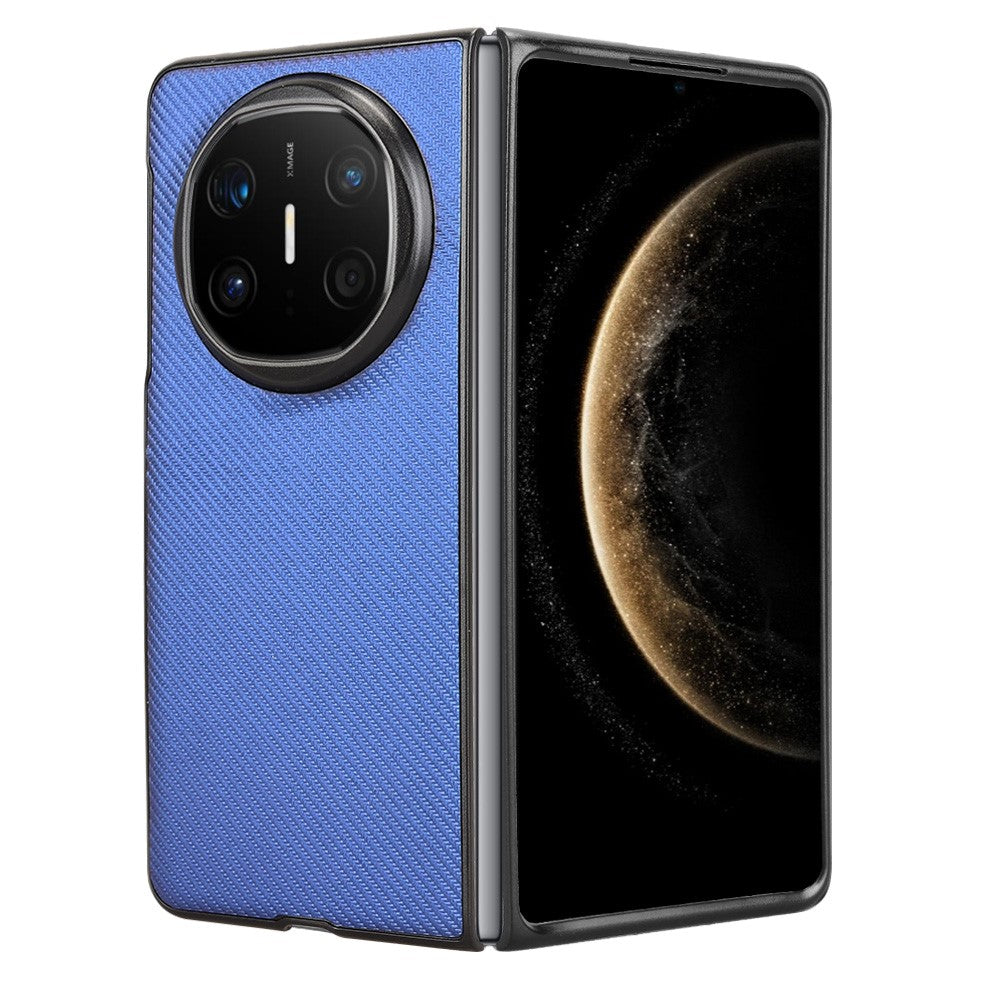For Huawei Mate X6 Case Carbon Fiber Texture Shockproof PU + PC Phone Cover