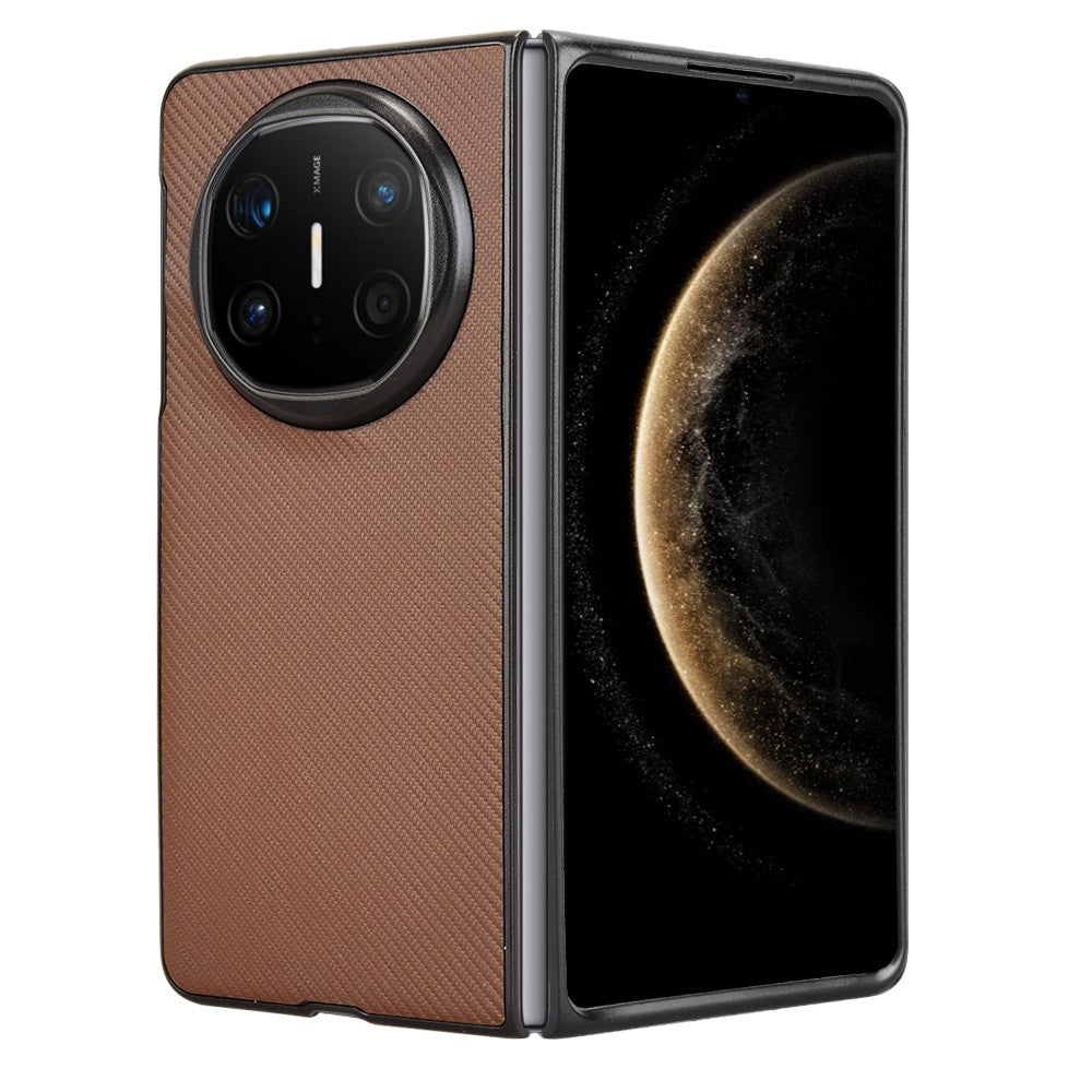 For Huawei Mate X6 Case Carbon Fiber Texture Shockproof PU + PC Phone Cover