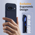 Til Google Pixel 9 Magnetisk Cover i Flydende Silikone med Snor