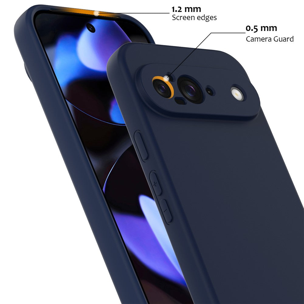 Til Google Pixel 9 Magnetisk Cover i Flydende Silikone med Snor