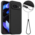 Til Google Pixel 9 Magnetisk Cover i Flydende Silikone med Snor