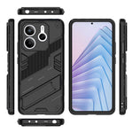 For Xiaomi Redmi Note 14 5G Case PC + TPU Shockproof Phone Cover with Kickstand