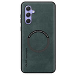Samsung Galaxy A15 5G / 4G Magnetiskt Skal Anti-fall PC + TPU + PU Läder Baksida