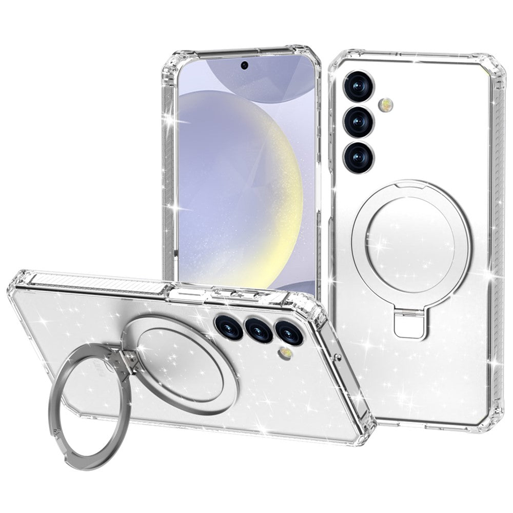 Til Samsung Galaxy A16 5G / 4G Magnetisk Etui Kickstand TPU + PC Anti-fald Telefoncover