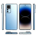 HD-transparent mobilcover til Xiaomi 12T 5G / Redmi K50 Ultra 5G, ultratyndt faldsikkert mobilcover i blød TPU til bagsiden