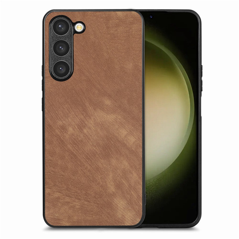 For Samsung Galaxy S22+ 5G Case Shockproof Slim Retro Leather Phone Back Cover