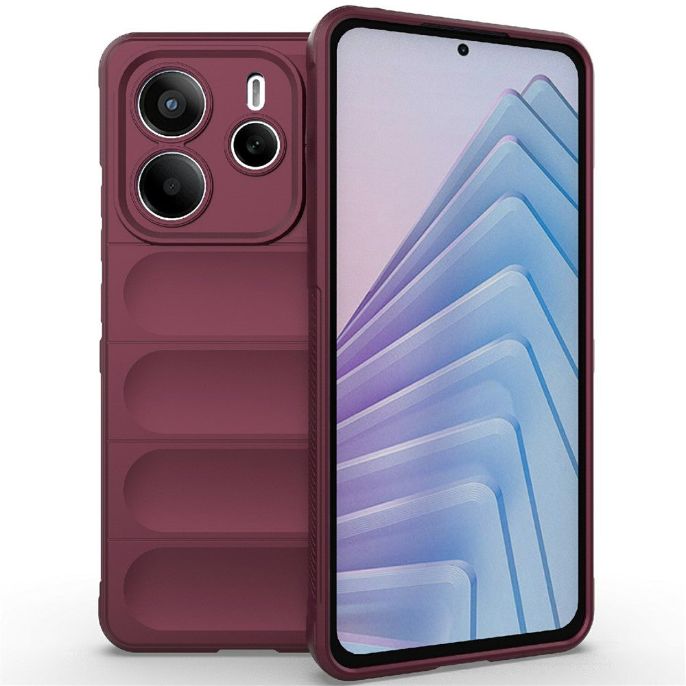 Xiaomi Redmi Note 14 5G-skal, fallskyddande mjukt TPU-skal, robust mobilbaksida