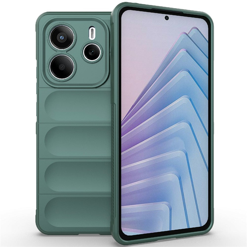 For Xiaomi Redmi Note 14 5G Case Anti-Drop Soft TPU Rugged Phone Back Cover