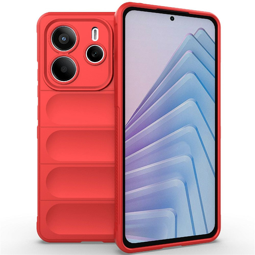 Xiaomi Redmi Note 14 5G-skal, fallskyddande mjukt TPU-skal, robust mobilbaksida
