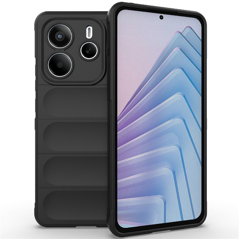 Xiaomi Redmi Note 14 5G-skal, fallskyddande mjukt TPU-skal, robust mobilbaksida
