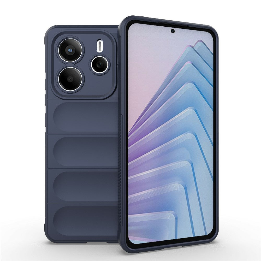 Xiaomi Redmi Note 14 5G-skal, fallskyddande mjukt TPU-skal, robust mobilbaksida