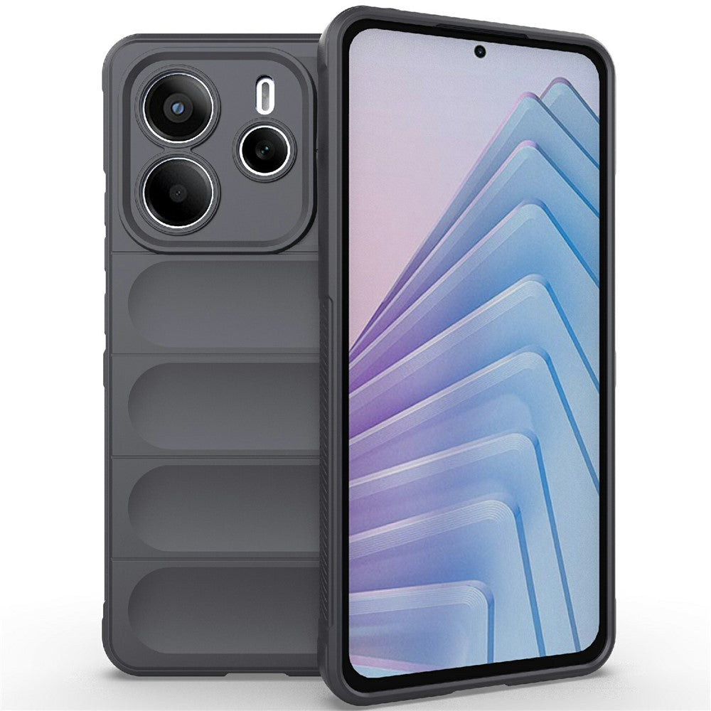 Xiaomi Redmi Note 14 5G-skal, fallskyddande mjukt TPU-skal, robust mobilbaksida