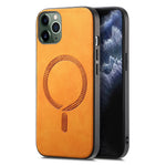 Läderfodral för iPhone 11 Pro, kompatibelt med MagSafe Skin-touch-fodral
