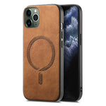 Läderfodral för iPhone 11 Pro, kompatibelt med MagSafe Skin-touch-fodral
