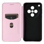 For Oppo Find X8 5G Case Carbon Fiber Texture Drop-Proof PU Leather Phone Cover