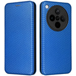 For Oppo Find X8 5G Case Carbon Fiber Texture Drop-Proof PU Leather Phone Cover