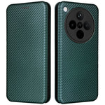 For Oppo Find X8 5G Case Carbon Fiber Texture Drop-Proof PU Leather Phone Cover