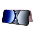 Oppo Find X8 Pro 5G-skal i kolfiber, stötsäkert PU-läder, mobilskal