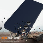 For Samsung Galaxy S25+ Magnetic Case Liquid Silicone Phone Cover with Lanyard