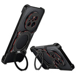 For Huawei Mate 70 Kickstand Case Metal Bumper Magnetic Phone Cover