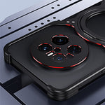 For Huawei Mate 70 Kickstand Case Metal Bumper Magnetic Phone Cover