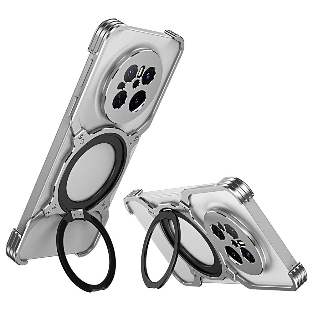 For Huawei Mate 70 Kickstand Case Metal Bumper Magnetic Phone Cover