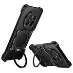 For Huawei Mate 70 Kickstand Case Metal Bumper Magnetic Phone Cover