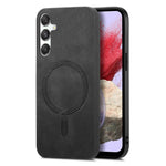 For Samsung Galaxy M34 5G Leather Back Magnetic Case Skin-touch Phone Cover