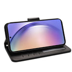 Til Samsung Galaxy A06s Etui, Stativ, Kortholder, Pung, Læder Telefoncover
