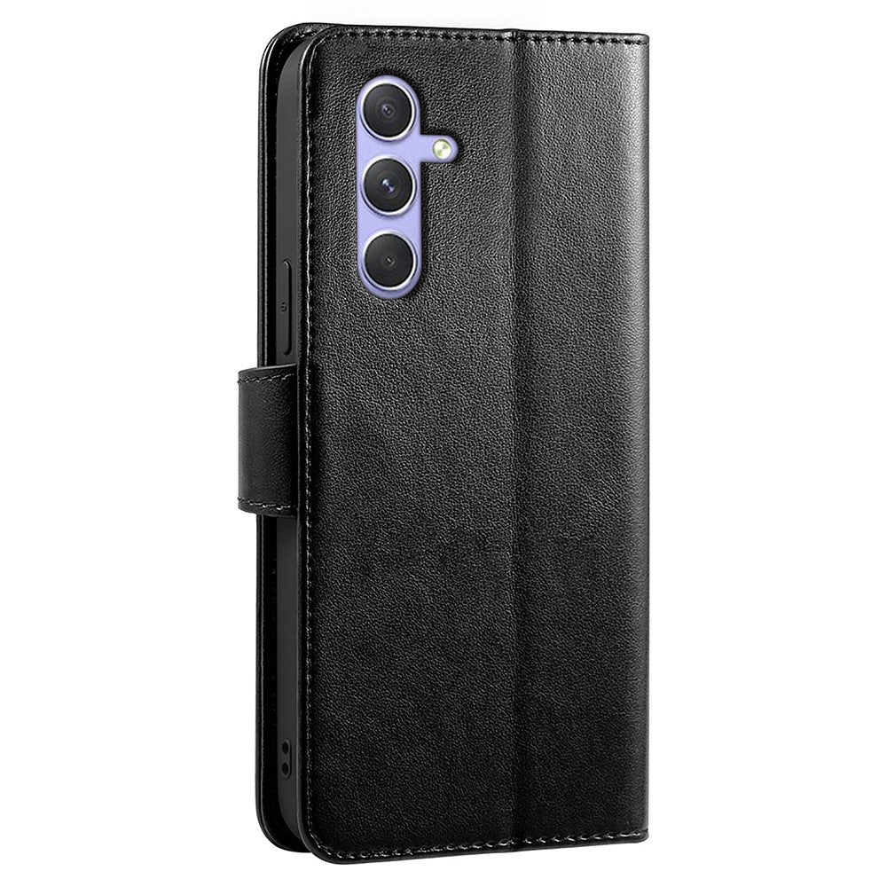 Til Samsung Galaxy A06s Etui, Stativ, Kortholder, Pung, Læder Telefoncover