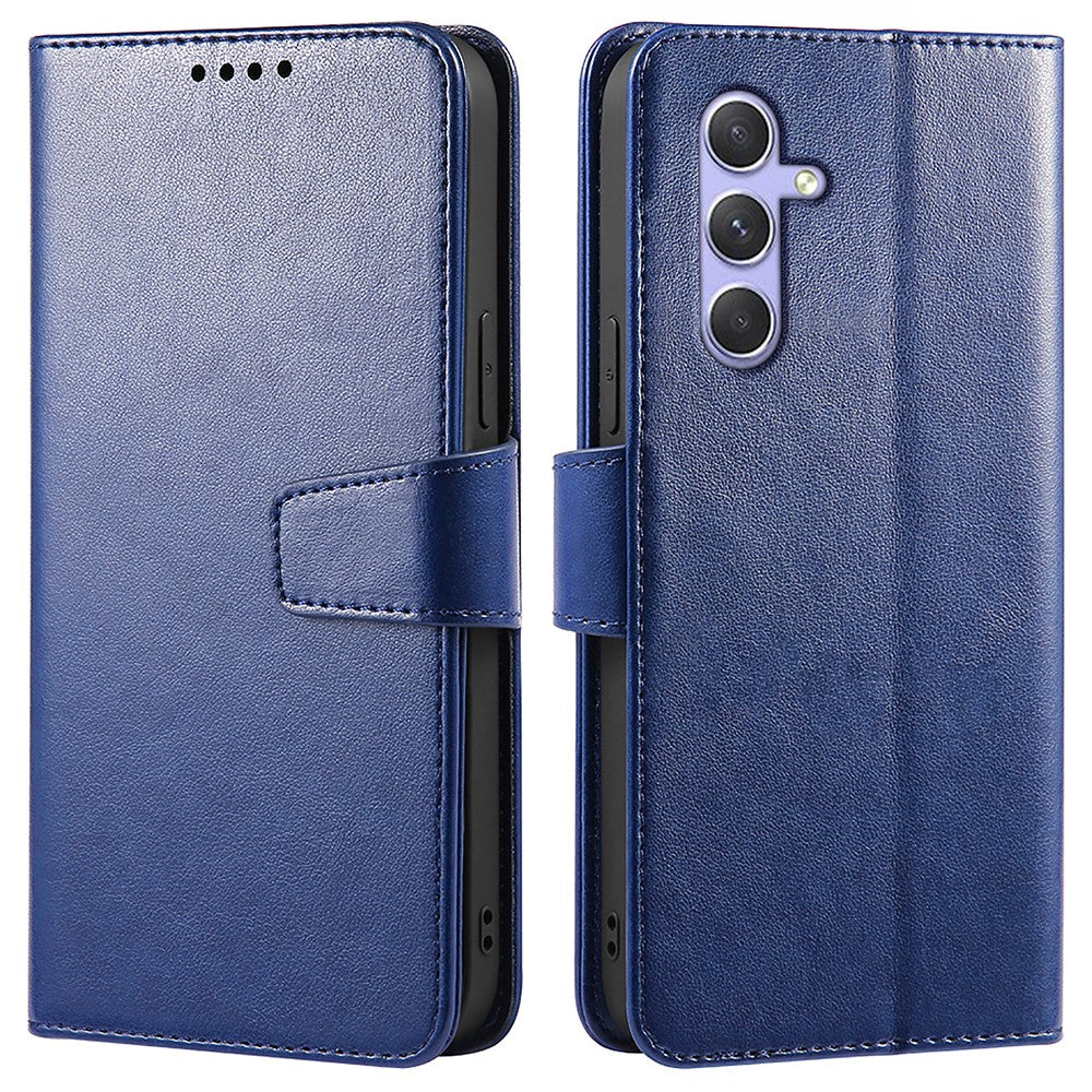 Til Samsung Galaxy A06s Etui, Stativ, Kortholder, Pung, Læder Telefoncover