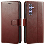 Til Samsung Galaxy A06s Etui, Stativ, Kortholder, Pung, Læder Telefoncover