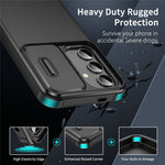 For Samsung Galaxy A56 5G  /  A36 5G Case PC + TPU Shell with Slide Camera Phone Cover