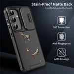 For Samsung Galaxy A56 5G  /  A36 5G Case PC + TPU Shell with Slide Camera Phone Cover
