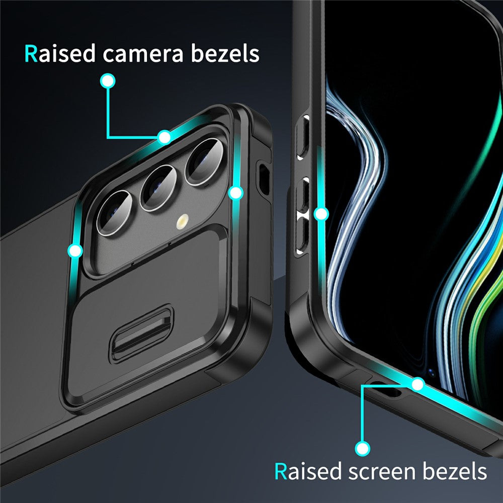 For Samsung Galaxy A56 5G  /  A36 5G Case PC + TPU Shell with Slide Camera Phone Cover