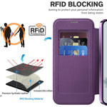 Til Google Pixel 9a Magnetisk Cover RFID-blokerende Læder Telefoncover