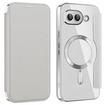 Til Google Pixel 9a Magnetisk Cover RFID-blokerende Læder Telefoncover