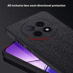For Oppo F29 Pro 5G (Global) / A5 Pro 5G (China) Case Wood Texture PU Leather Coated PC TPU Phone Cover