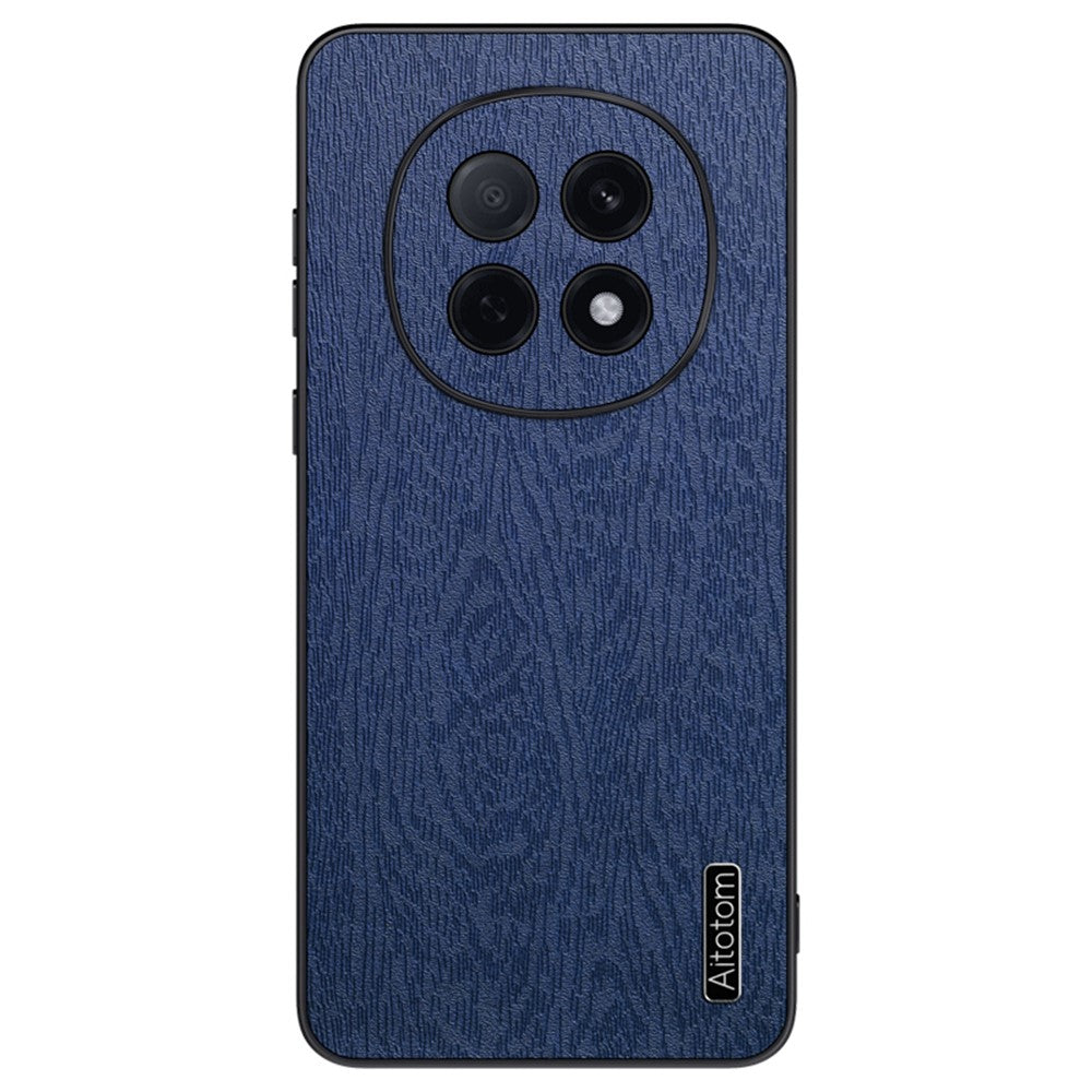 For Oppo F29 Pro 5G (Global) / A5 Pro 5G (China) Case Wood Texture PU Leather Coated PC TPU Phone Cover