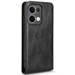 Til Oppo Reno13 5G (Global) Cover med kortplads Magnetisk vertikalt flip læder telefoncover