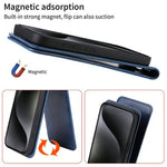 For Oppo Reno13 5G (Global) Case with Card Slot Magnetic Vertical Flip Leather Phone Cover
