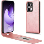 Til Oppo Reno13 5G (Global) Cover med kortplads Magnetisk vertikalt flip læder telefoncover