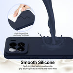 For Xiaomi 15 Magnetic Case Liquid Silicone Phone Cover with Lanyard