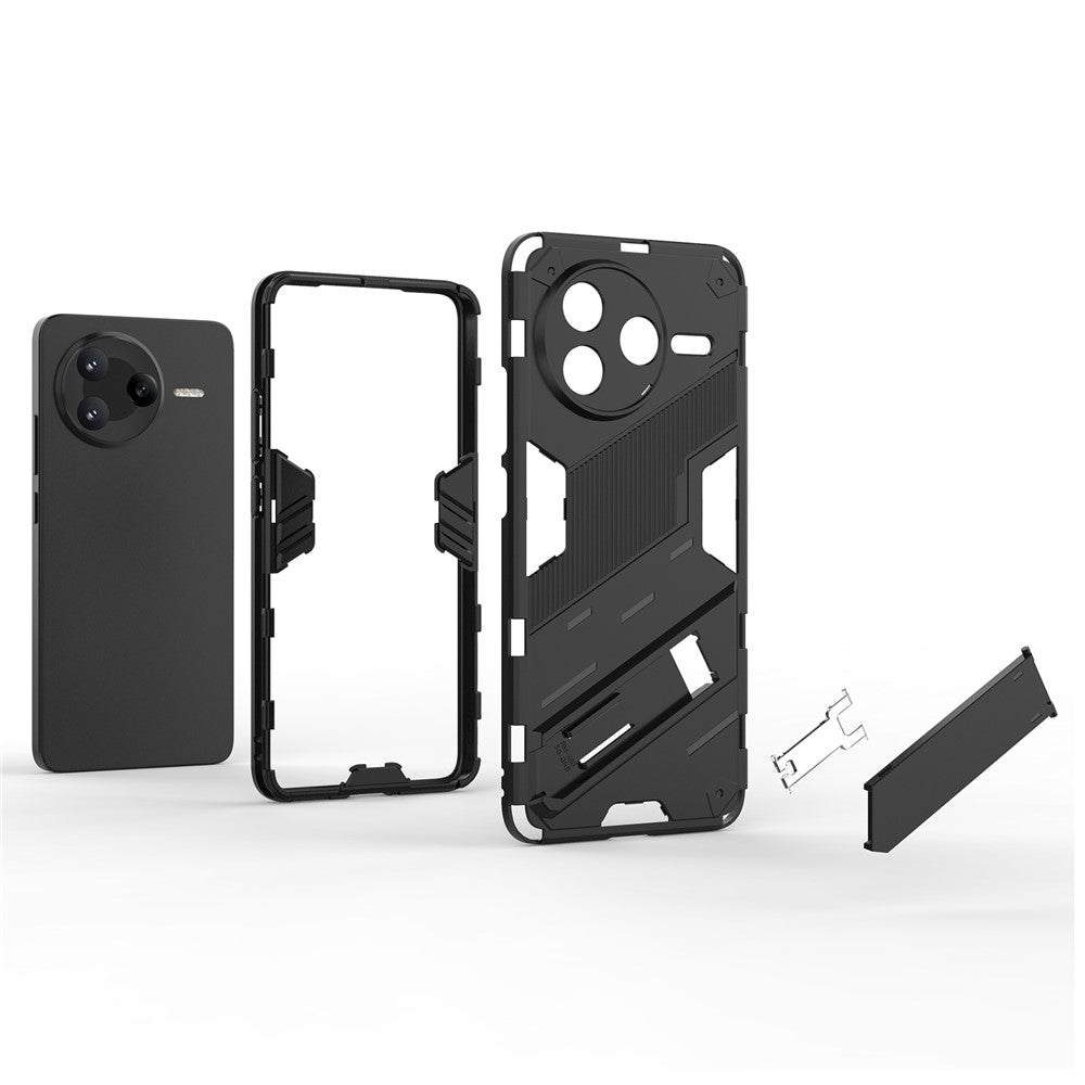 For Xiaomi Poco F7 Pro 5G / Redmi K80 5G Case PC + TPU Shockproof Phone Cover with Kickstand
