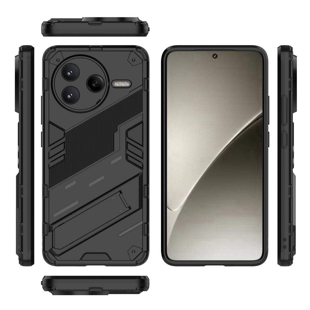 For Xiaomi Poco F7 Pro 5G / Redmi K80 5G Case PC + TPU Shockproof Phone Cover with Kickstand