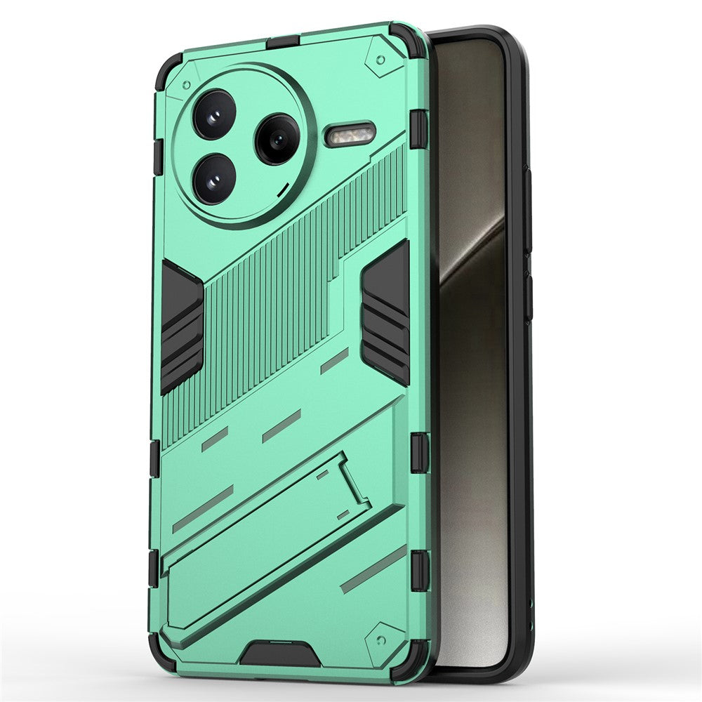 For Xiaomi Poco F7 Pro 5G / Redmi K80 5G Case PC + TPU Shockproof Phone Cover with Kickstand
