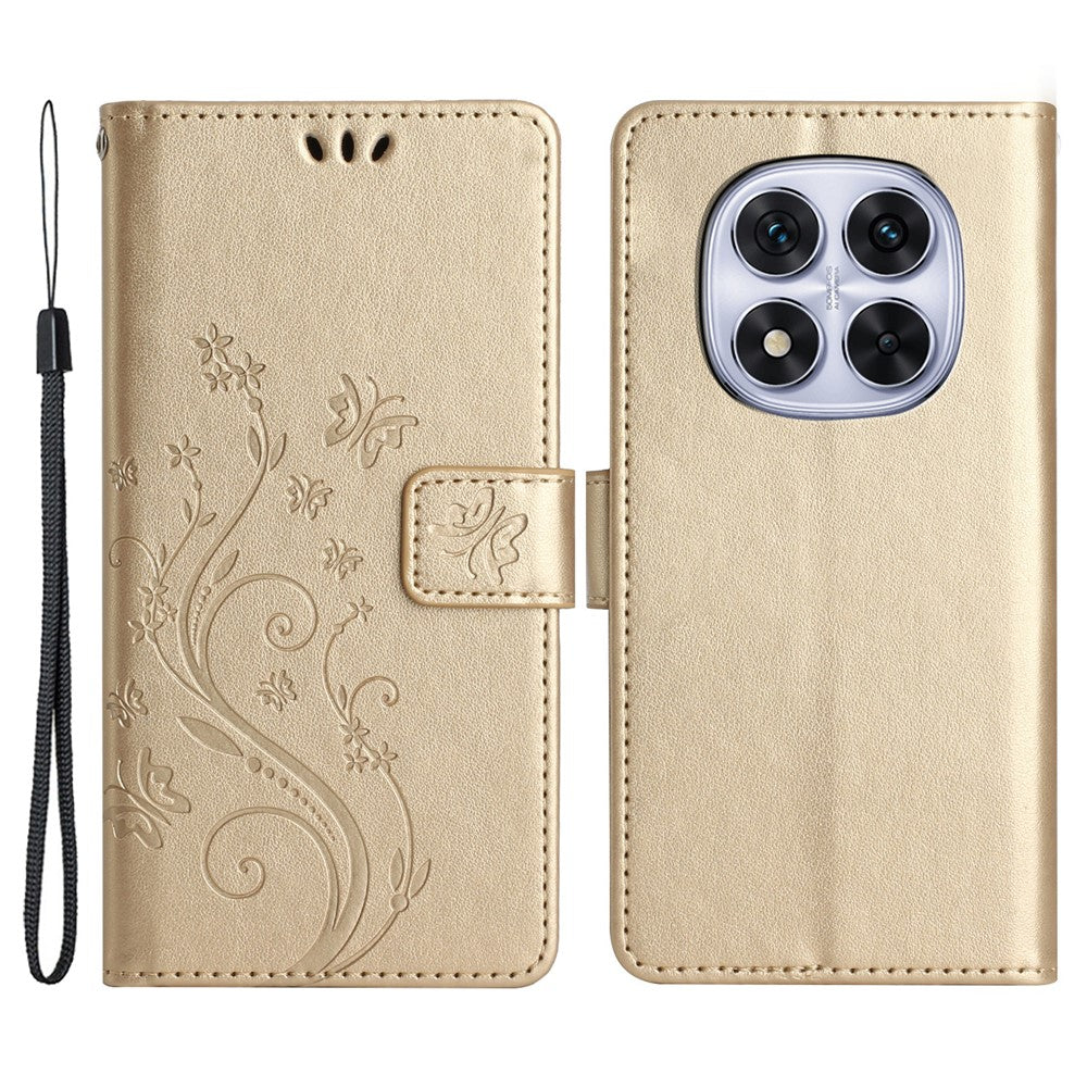 For Xiaomi Redmi Note 14 Pro+ 5G Case PU Leather Phone Wallet Cover with Strap