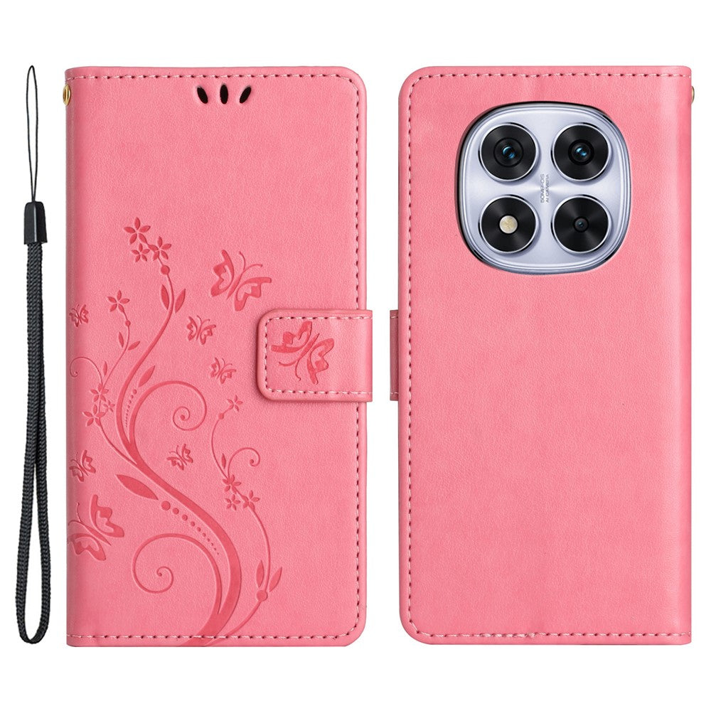 For Xiaomi Redmi Note 14 Pro+ 5G Case PU Leather Phone Wallet Cover with Strap
