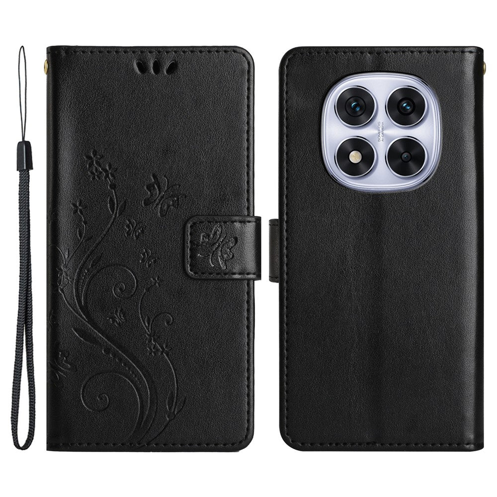 For Xiaomi Redmi Note 14 Pro+ 5G Case PU Leather Phone Wallet Cover with Strap